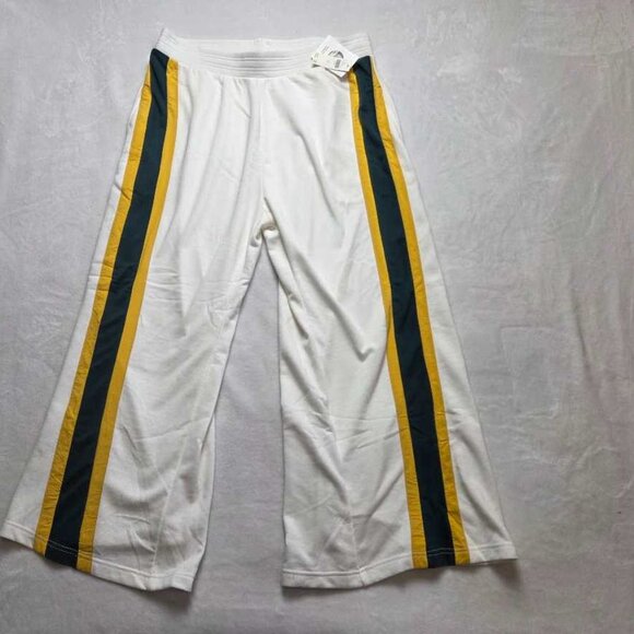 New XL Daily Practice x Anthropologie Pull-on wide leg track pants in white - Picture 4 of 11